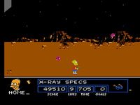 une photo d'Ã©cran de The Simpsons - Bart Vs The Space Mutants sur Nintendo Nes